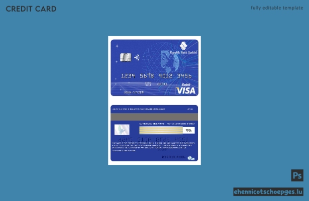 Beispielvorschau der Visa-Karte der Barbados Republic Bank